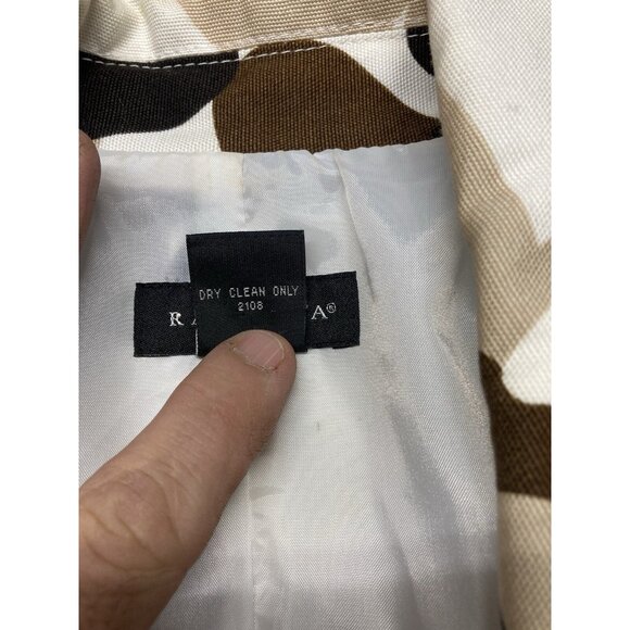 Rafaella Blazer Women’s Size Large Multicolor 3/4 Sleeve Button Up - Picture 3 of 11